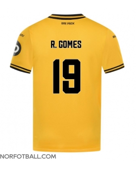 Billige Fotballdrakt Wolves Rodrigo Gomes #19 Replika Hjemmedrakt 2024-25 Kortermet